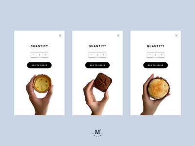 Select Quantity button design mobile ui quantity ui visual