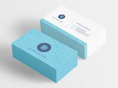 Business Card - Definifam branding business card design digital illustration illustration