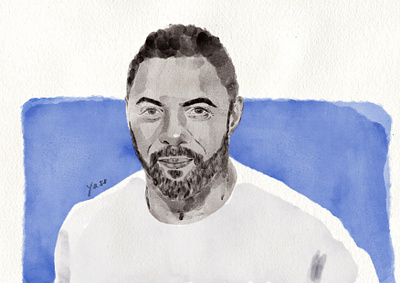 Idris Elba artwork avatar avatar design avatar icons design icon identity idriselba illustration illustration art illustrations illustrator photoshop portrait portrait art portrait illustration portrait painting portraits watercolor watercolour
