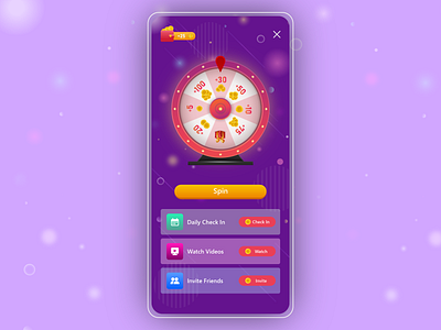 Wheel of Fortune design fortune fortune wheel illustration mobile app mobile app design mobile design mobile ui roulette ui ux ui design vector wheel wheel of fortune