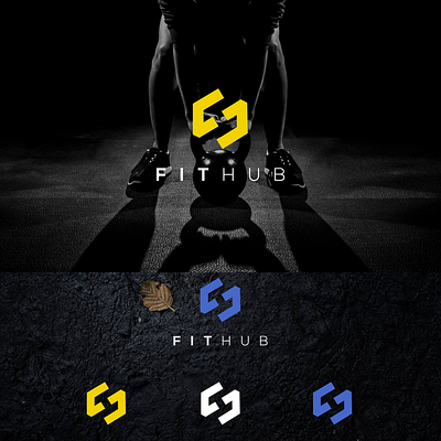 FIT HUB crossfit fitness fitness logo health