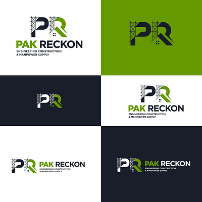 Pak reckon Construction architecture building construction house logo