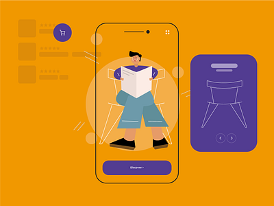 Interface Illustration design flat illustration ui ux vector