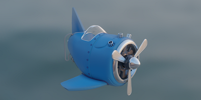 3D Aircraft 3d aircraft blender modeling