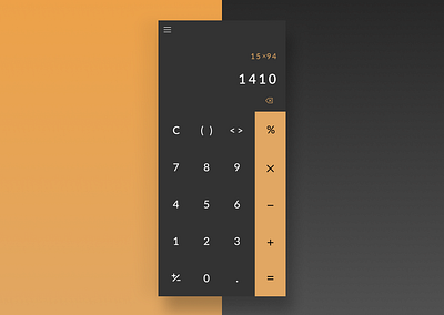 Calculator design ui