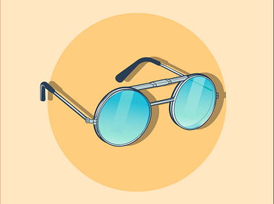 sunglasses gradient illustration sunglasses vector