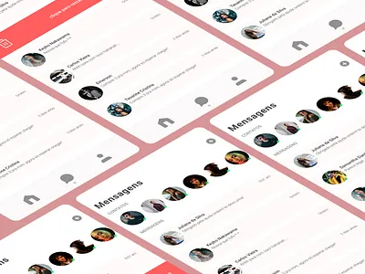 Mensageiro Figma figma figmadesign mensageiro ui ui ux ux