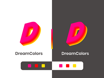 DreamColors Logo blend colorful design gradient gradient design illustrator layers logo omg ui ux design vector