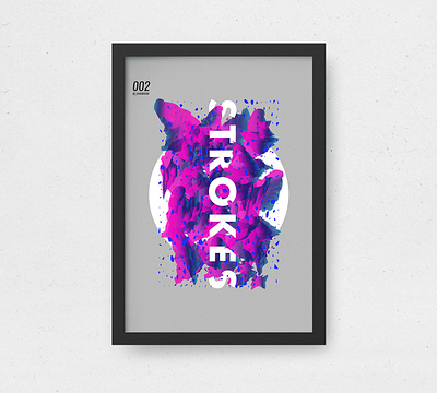 Strokes art baugasm gradient illustration
