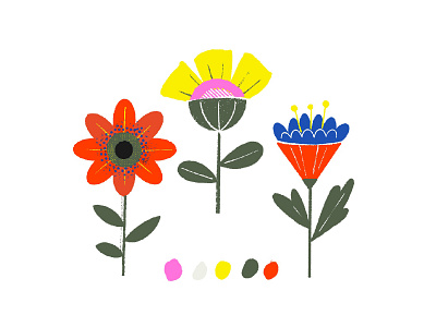 flowers flowers illustration puebla