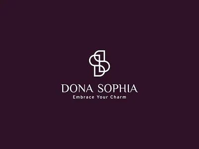 Dona sophia logo design bauhaus beauty logo brand design brand identity branding icon design logo logodesign mark minimal skincare visual identity