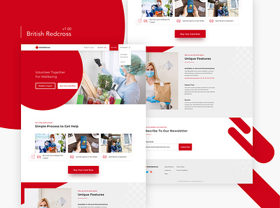 Redcross clean design concept covid 19 help interactiondesign loyalty program redeem coupon sketch user experience user interface design volunteer