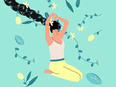 Growth 2d illustration design flatdesign flatillustration graphic design growth illustration minimal art minimal illustration self growth ui ux