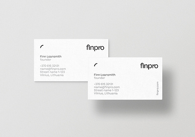 finpro branding finance identity logo wordmark