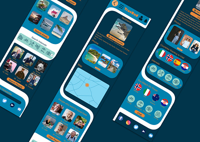 A travel buddy networking site designed for seniors in mind design flat design icon design inclusive logo networking senior travel travel app typography ui ux ux design web design