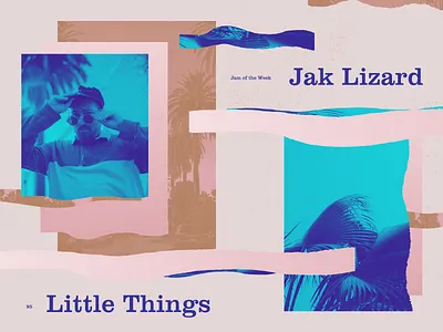 Jam of the Week | 95 alternative music branding california design easy listening graphic design illustration indie rock island music jak lizard jak lizard jam of the week jam of the week jamming music product design rogue studio typography