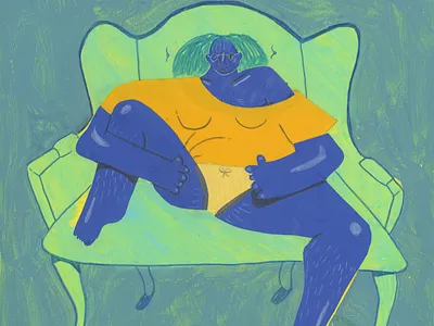 Sit Like a Lady coloredpencil design drawing feminism feminist art figure gouache humanfigure illustration painting women women in illustration