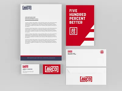 Arco Marine Collateral boat branding business cards collateral design envelope design identity branding letterheads marine