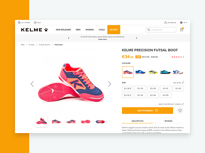 Daily UI #033 - Customize Product 33 challenge customize daily dailyui design futsal kelme product ui ux