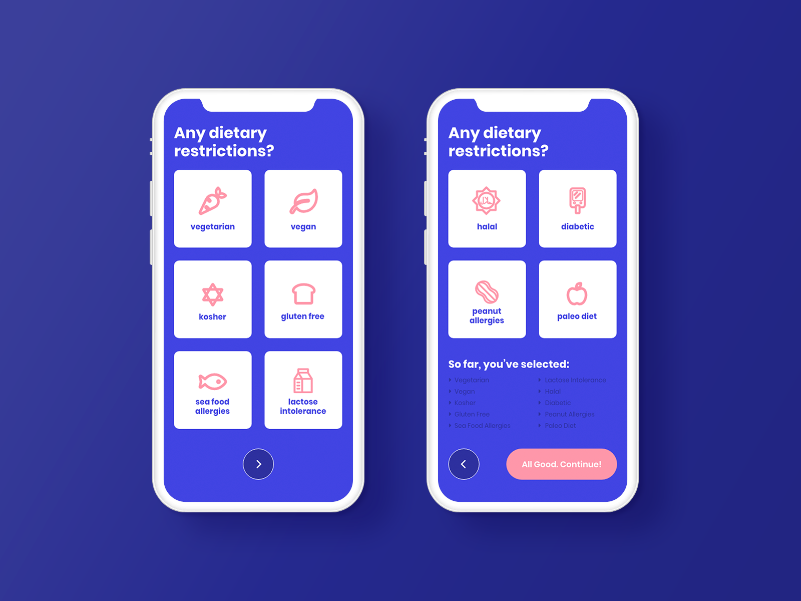 Example of Delivery App Concept