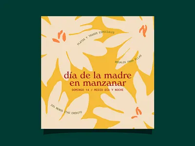 Mother's day invitation bloom flowers graphic design illustration invitation invitation design love mother mothersday restaurant spring