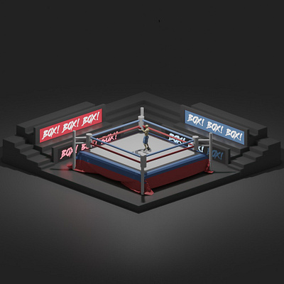 Boxing 3D Lowpoly