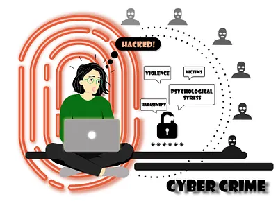 CYBER CRIME illustration