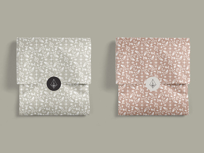 Custom tissue paper packaging WIP branding pattern holistic mailer packaging pattern sticker tissue paper wellness