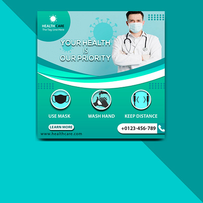 facebook bannar mockup coronavirus covid19 facebook bannar facebook post medical bannar social media post social media pst