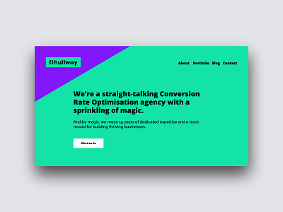 Hullway Web Splash brand branding design logo splash ui web website