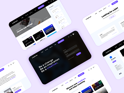 Creativer Revamp 2020 branding branding design interface revamp ui ui ux visual design