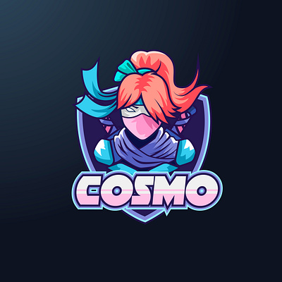 NECTION彡COSMO PUBG LOGO animation branding design flat illustration logo mascot logo minimal pubg ui ux vector