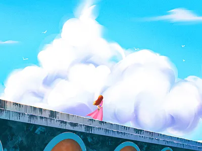 It's windy illustration