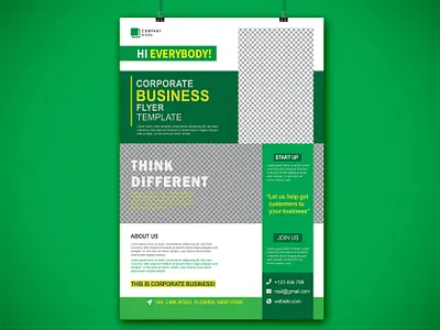 Clean Corporate Business Flyer Design Template add branding design designs facebook fashion fashion design marketing sale shopify