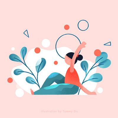 Yoga Pose illustrations yoga yoga illustration yoga pose