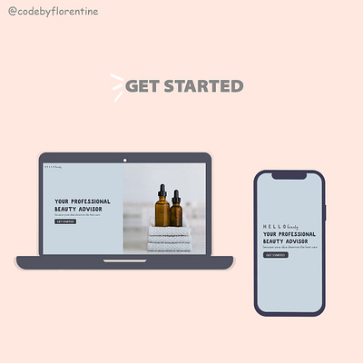 Get Started beauty beauty app beauty application mobile app design mobile apps mobile design mobile designer mobile developers mobile ui website website concept website design