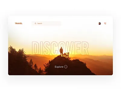 Travel Website Design adventure branding design header design hero section minimal travel travel app travel website ui ux web website website design websites