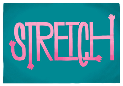 Stretch lettering