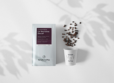 Sample Coffee branding and identity coffee coffee bean coffee shop food identity identity design packaging taste