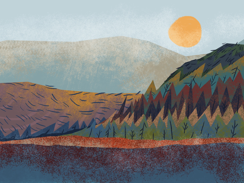 Example of sunny day