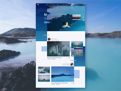Travel Website Landing Page Concept design landing page landing page concept landing page design landing page ui travel website website