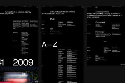 Kurppa Hosk agency website ui ui design ux ux design website