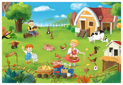 farm illustration