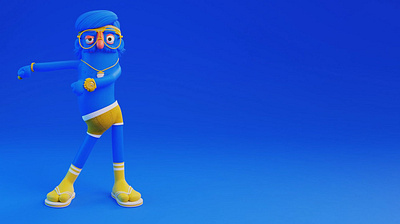 Günther 3d cartoon character characterdesign dude illustration