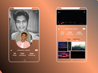 Daily UI #005 user profile adobe adobexd branding daily 100 challenge daily ui design mobile design mobile ui typography ui userprofile web