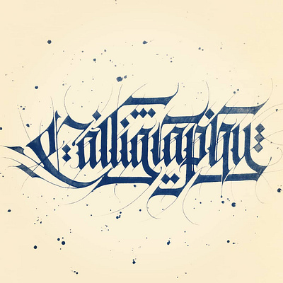 "Calligraphy" calligraffiti calligraphy calligraphy and lettering artist calligraphy artist calligraphy logo design expressive hand lettering illustration lettering lettering art logo pilot paralel pen typography