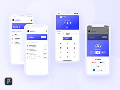 🍫Vending Machine ● Freebie UI Kit app app design figma freebie gradient ios mobile mobile app ui ui design uikit vending machine