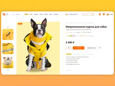 Pet clothing | Product card advertising animals clothes collage colorful design designer dog interface design pet photoshop product card sale shop store typography ui ux web webdesign