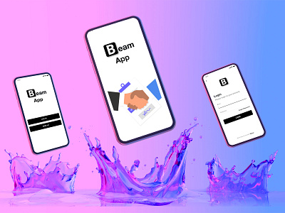 beam app app branding business design logo mobile app mobile app design mobile design mobile ui ui ux