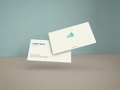 Business Card for LWC brand identity business card corporate minimalistic typography